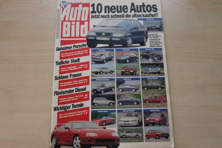 Deckblatt Auto Bild (28/1993)